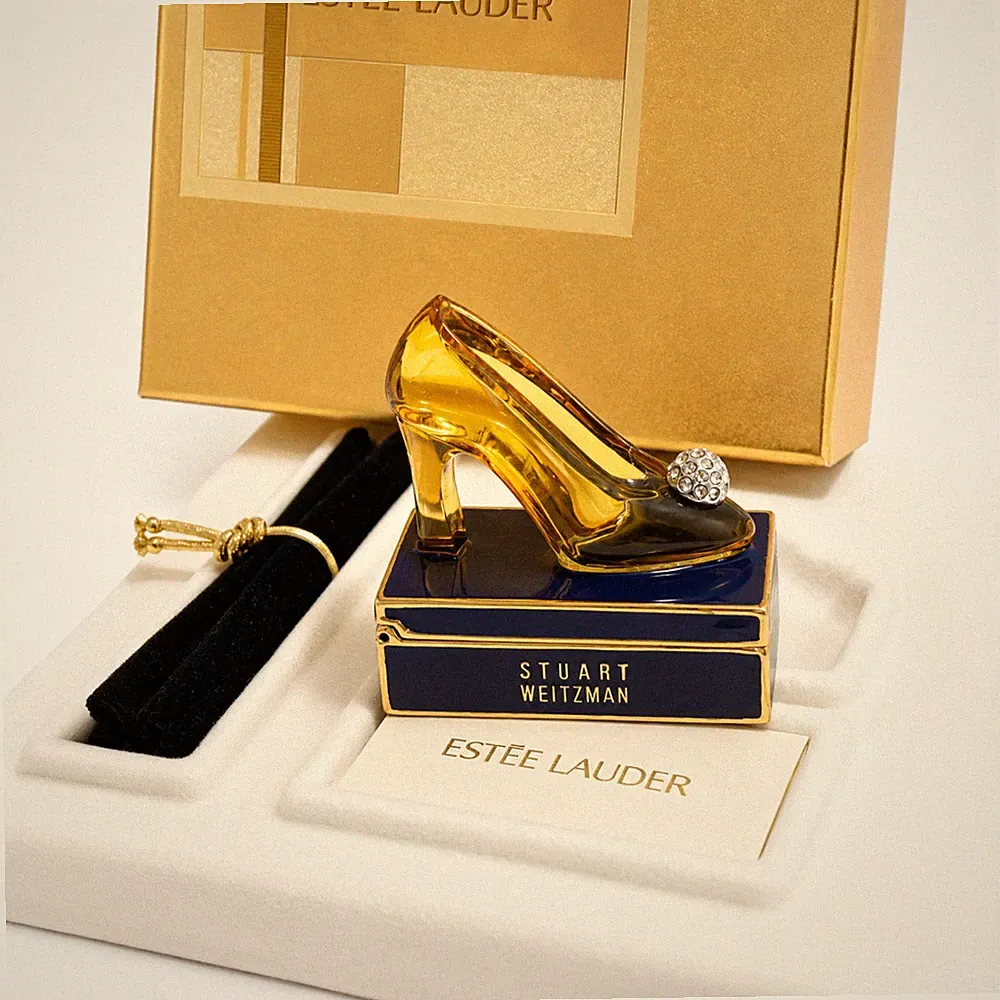 Estee Lauder Beautiful Princess Pump Stuart Weitzman Solid Perfume 2007 NIB